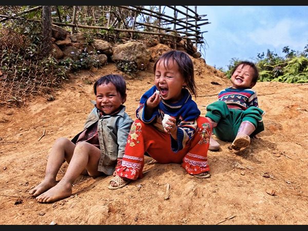 Kinder in Bac Ha Vietnam
